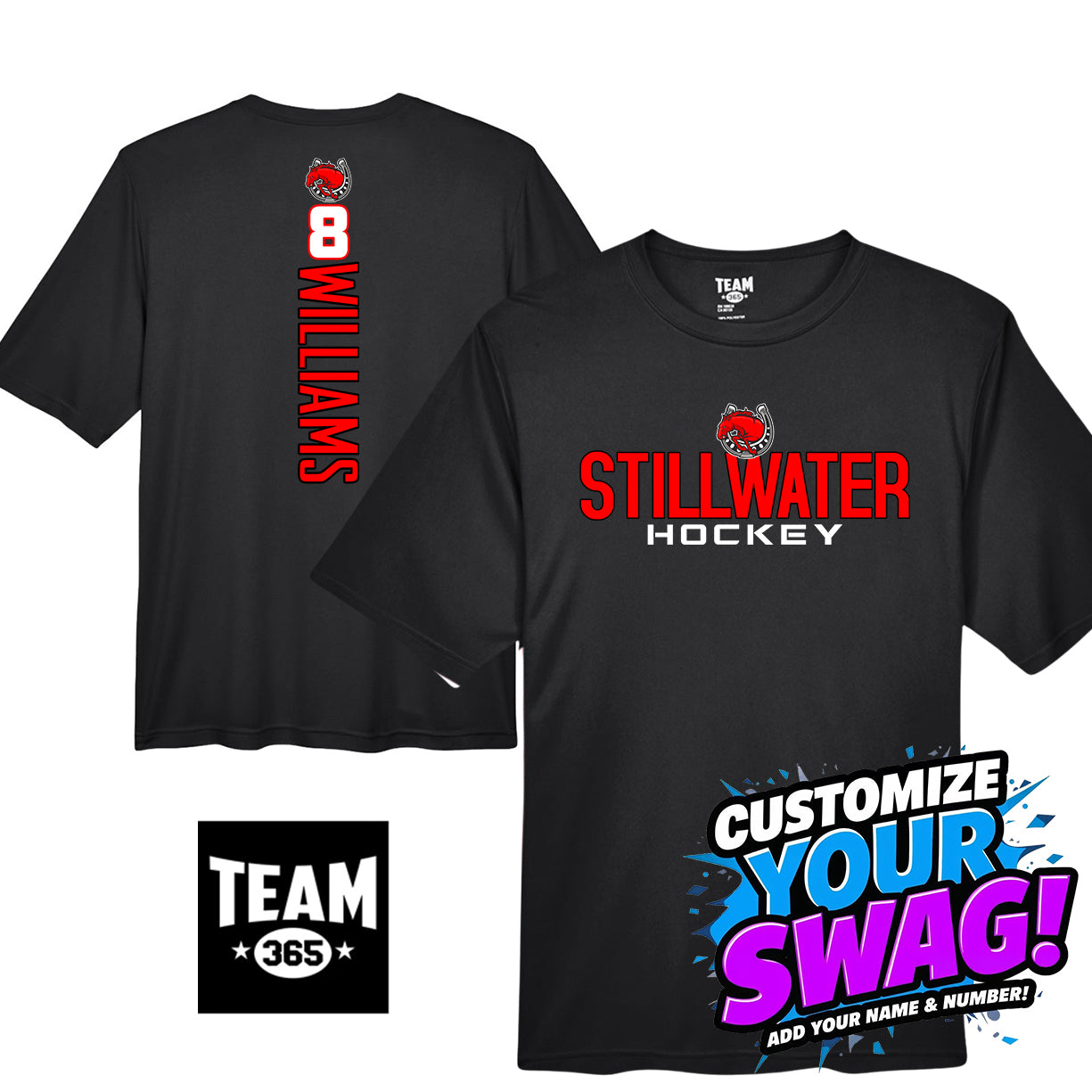 GAME TIME - Team 365 Youth & Men's Zone Performance T-Shirt - Stillwater Hockey