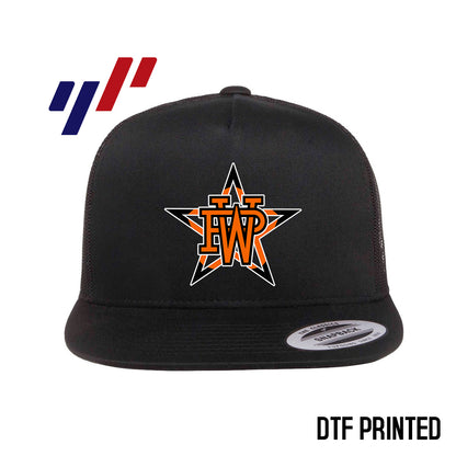 Yupoong 6006 Adult 5-Panel Classic Trucker Hat - DTF PRINTED - Winter Park All-Stars