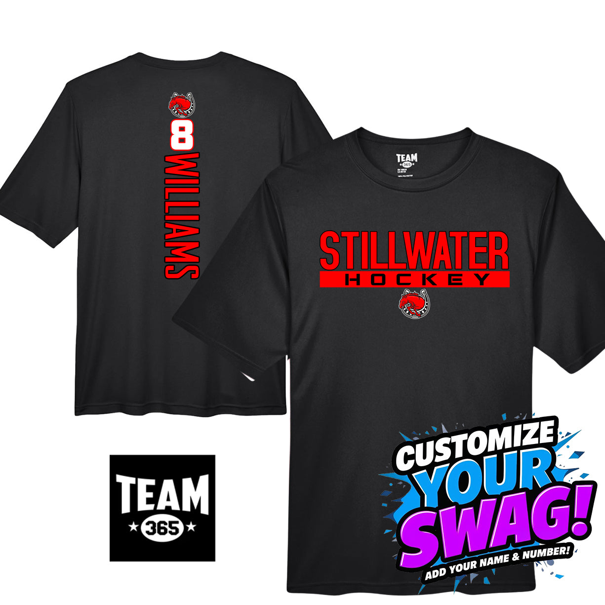 GAME TIME - Team 365 Youth & Men's Zone Performance T-Shirt - Stillwater Hockey