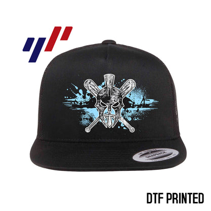 Yupoong 6006 Adult 5-Panel Classic Trucker Hat - DTF PRINTED - St. Johns TItans Baseball