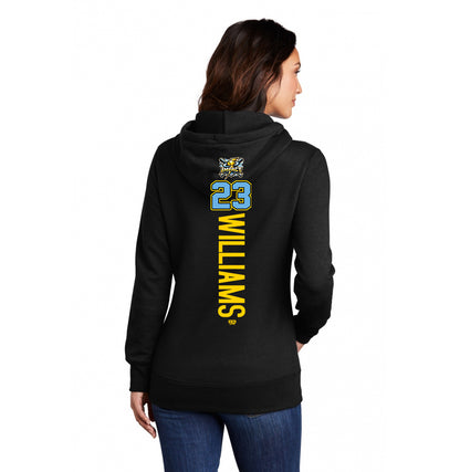 Port & Company Women's Core Fleece Pullover Hooded Sweatshirt LPC78H - Impact Softball - Massachusetts