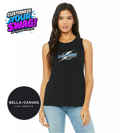 Bella + Canvas B6003 Women's Jersey Muscle Tank - Lightning Premier Softball