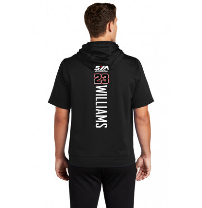 Sport-Tek Sport-Wick Fleece Short Sleeve Hooded Pullover ST251 - SYA Baseball