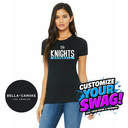Bella + Canvas 6004 Women's The Favorite T-Shirt - Knights Baseball