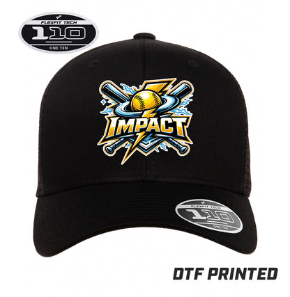 Flexfit 110M Adult 110reg Mesh Cap DTF PRINTED - Impact Softball
