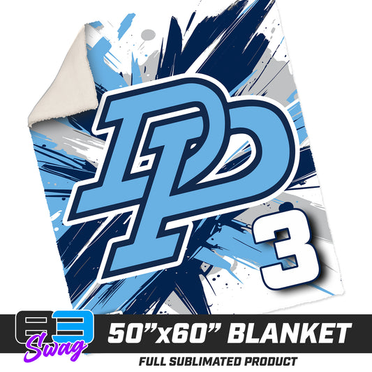 50”x60” Plush Sherpa Blanket  - Dr Phillips All Stars Baseball v.26