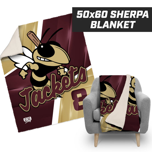 SAHS - St. Augustine Baseball - 50”x60” Plush Sherpa Blanket