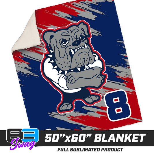 50”x60” Plush Sherpa Blanket  - St. Denis Bulldawgs