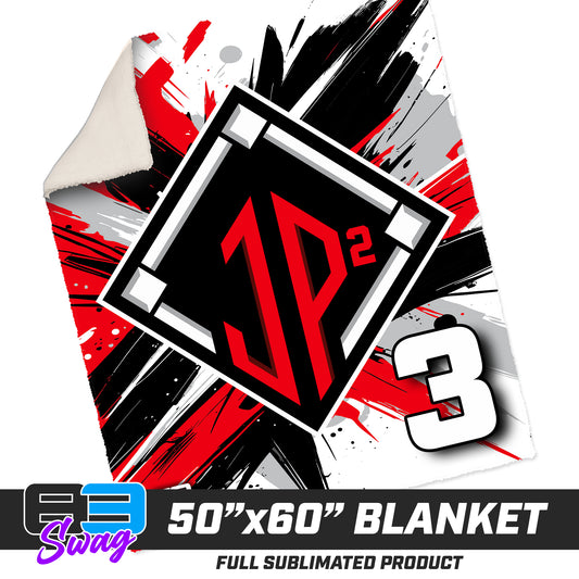 50”x60” Plush Sherpa Blanket  - JP2 Sports Baseball
