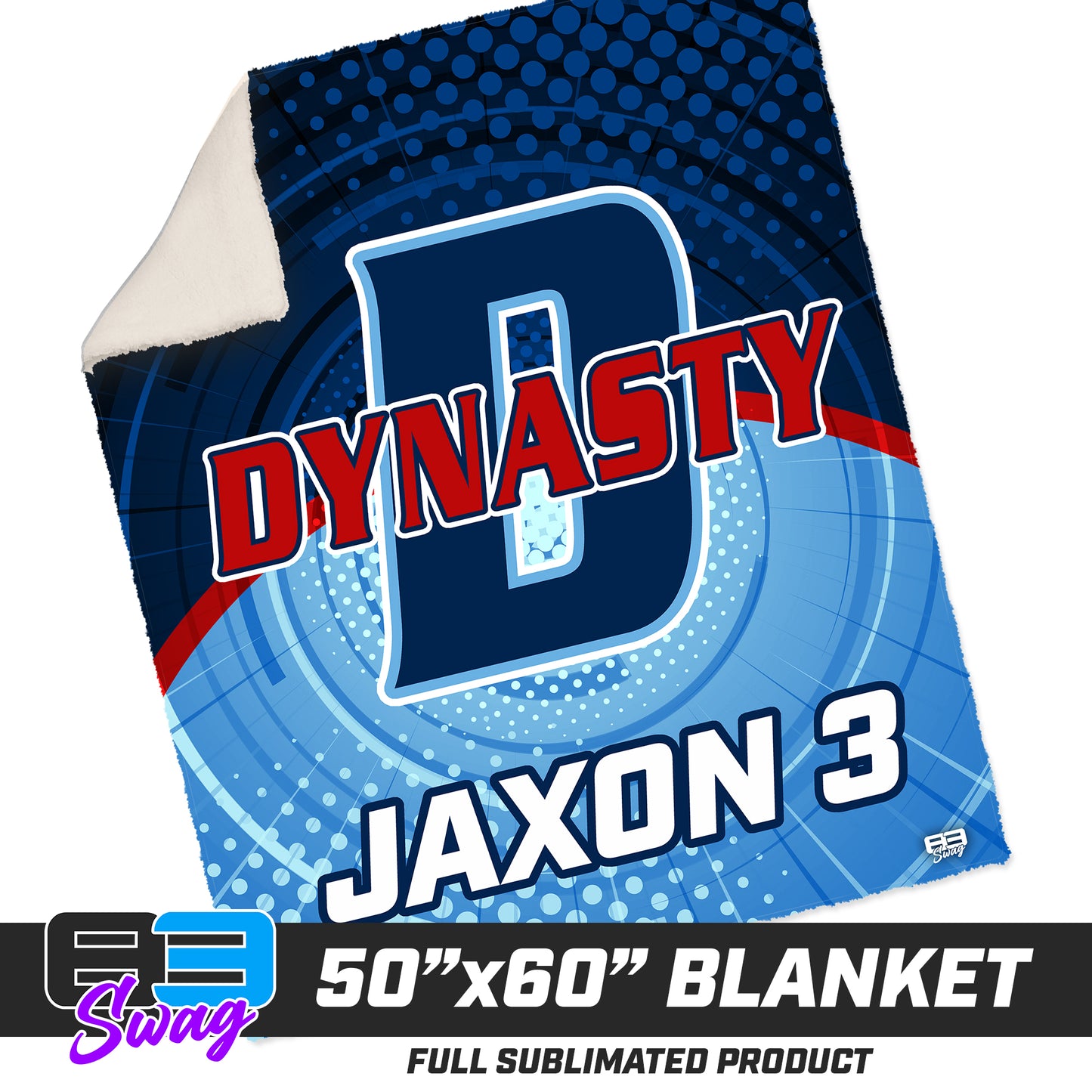 CUSTOM - 50”x60” Plush Sherpa Blanket  - North Florida Dynasty