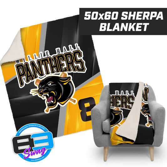 Willie Hall Panthers Baseball - 50”x60” Plush Sherpa Blanket