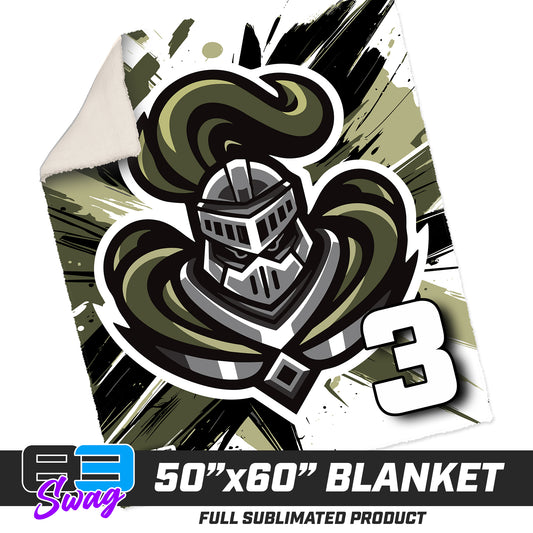 50”x60” Plush Sherpa Blanket  - Crusaders Baseball