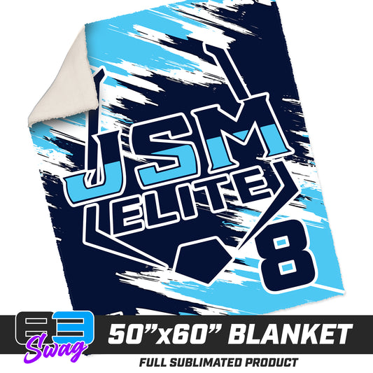 50”x60” Plush Sherpa Blanket  - JSM ELITE Baseball