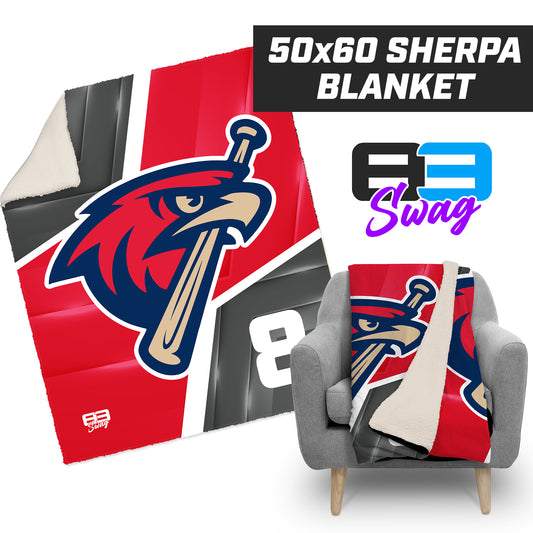 MSA Redtails Baseball 2024 Edition - 50”x60” Plush Sherpa Blanket