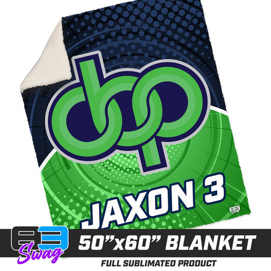 CUSTOM - 50”x60” Plush Sherpa Blanket  - Orlando Baseball Prospects - OBP