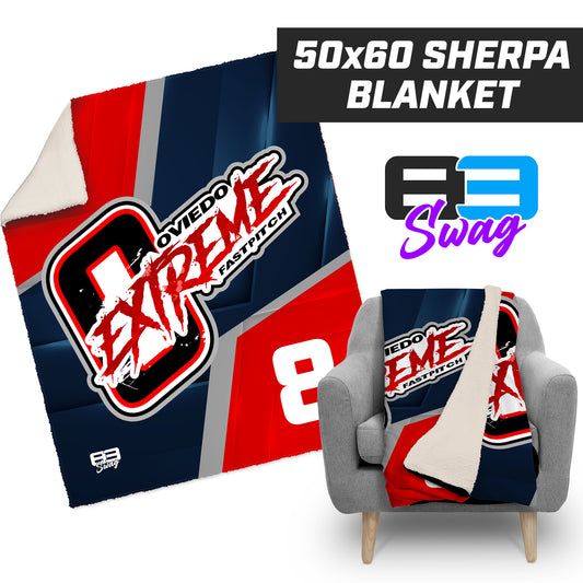 Oviedo Extreme Softball - 50”x60” Plush Sherpa Blanket