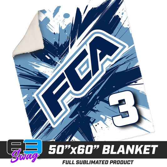 50”x60” Plush Sherpa Blanket  - FCA BASEBALL 2026 VERSION