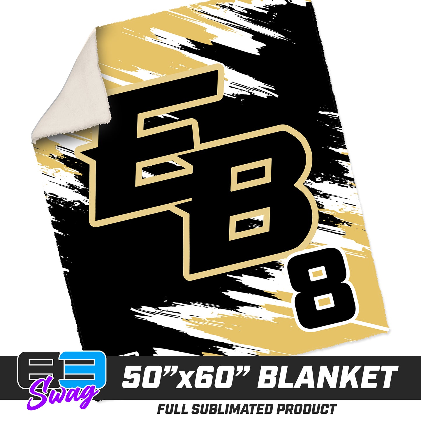 50”x60” Plush Sherpa Blanket  - Elite Baseball