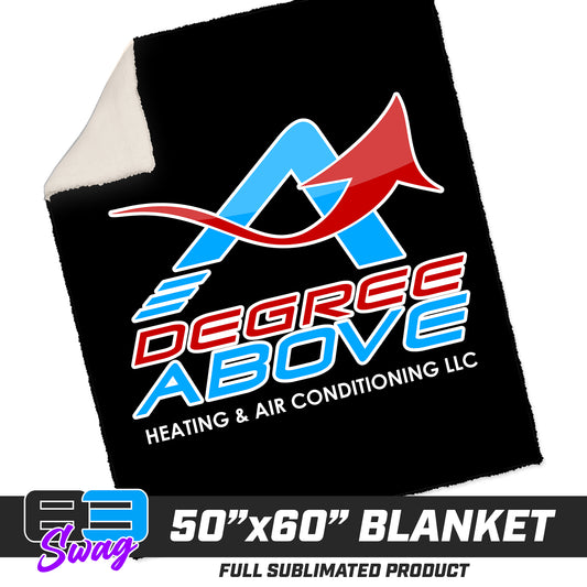 CUSTOM - 50”x60” Plush Sherpa Blanket  - A Degree Above