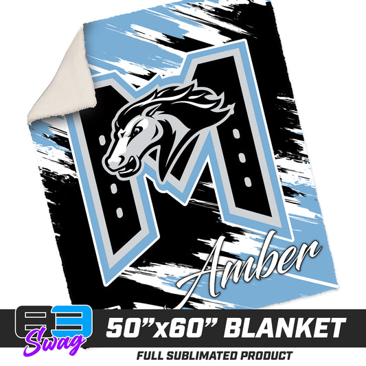 50”x60” Plush Sherpa Blanket  - MHS Dance