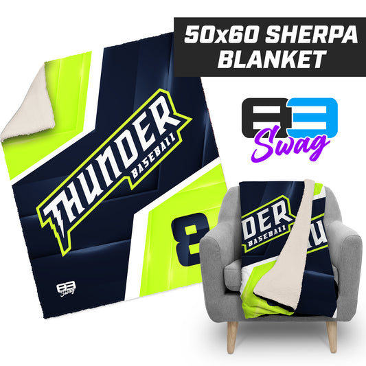 PVAA Thunder 2024 Edition - 50”x60” Plush Sherpa Blanket