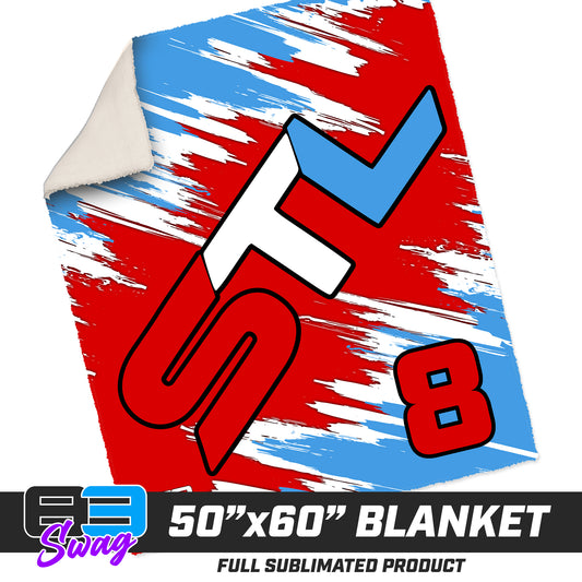 50”x60” Plush Sherpa Blanket  - Small Town Legends