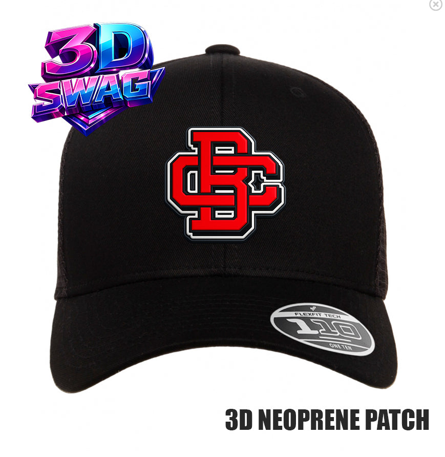 CBC - 3D PATCH TEAM HATS - Flexfit 110M Mesh Hat