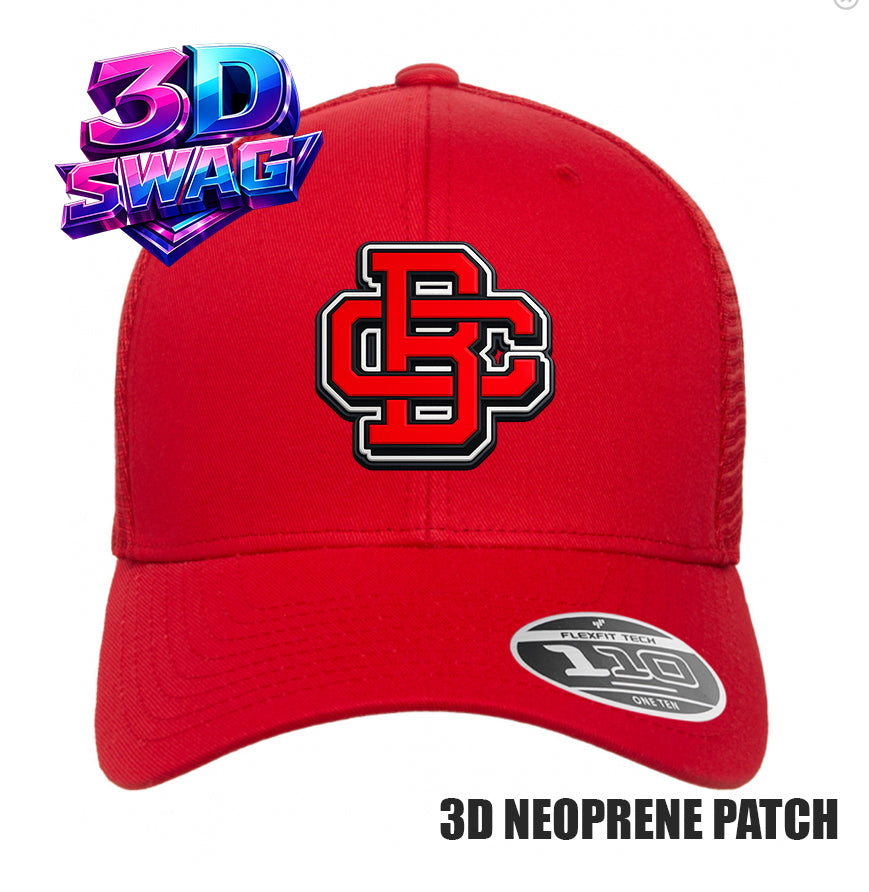 CBC - 3D PATCH TEAM HATS - Flexfit 110M Mesh Hat