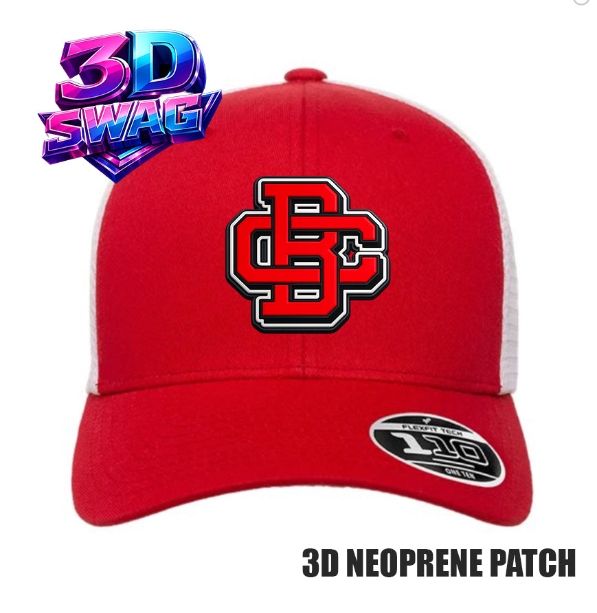 CBC - 3D PATCH TEAM HATS - Flexfit 110M Mesh Hat