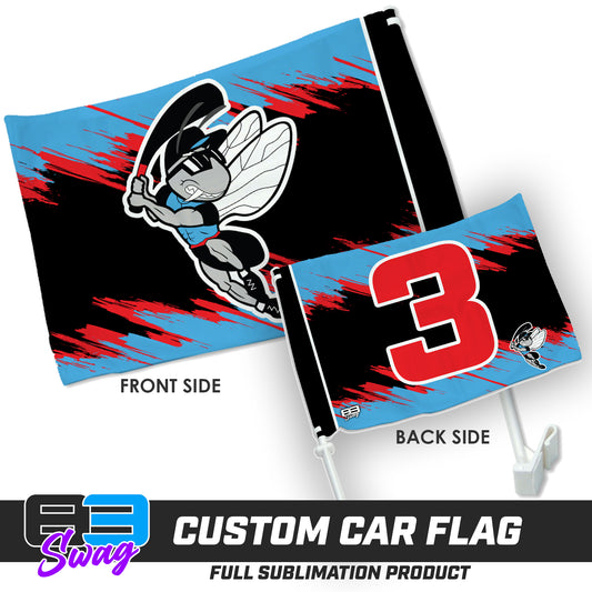 Double Sided Car Flag - NBC Gnats Baseball