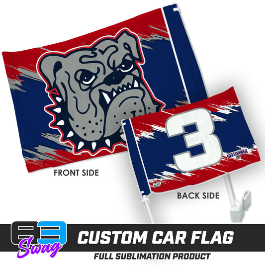 Double Sided Car Flag - St. Denis Bulldawgs