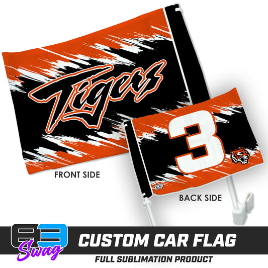 Double Sided Car Flag - Winter Park Tigers