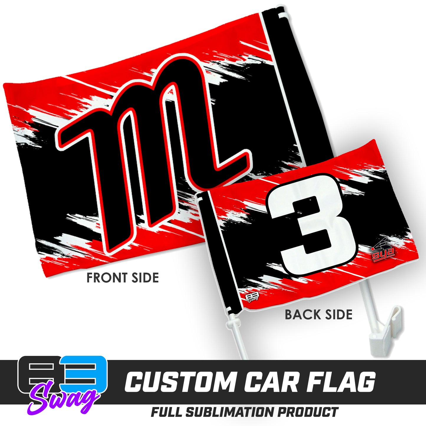 Double Sided Car Flag - SYA Mets