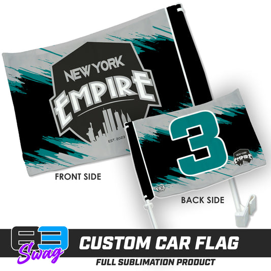 Double Sided Car Flag - New York Empire Softball