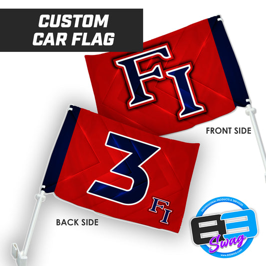 Fleming Island Baseball - Car Flag