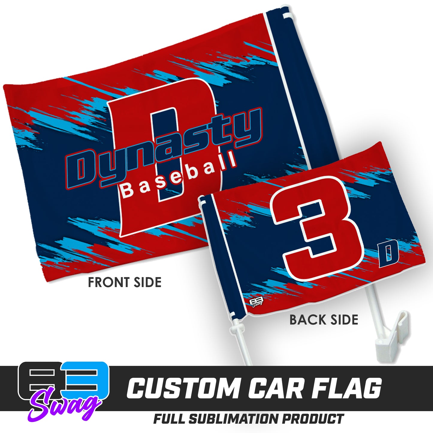 Double Sided Car Flag - North Florida Dynasty