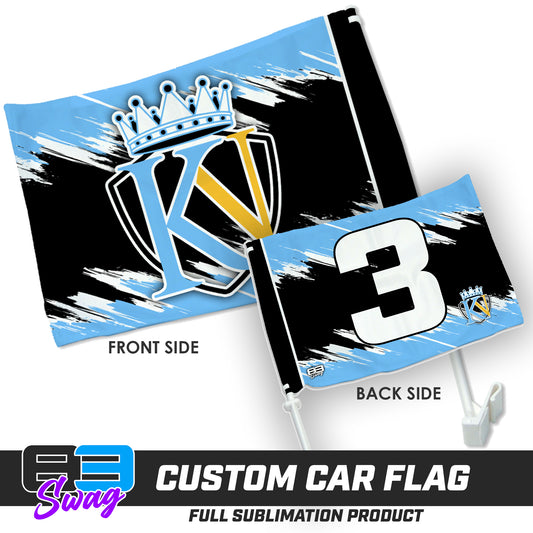 Double Sided Car Flag - Kingdom Nation Baseball