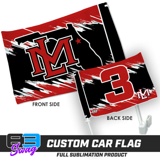 Double Sided Car Flag - Lake Mary All Stars Softball