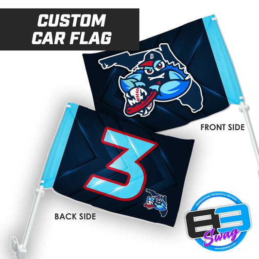 FCA Blueclaws Baseball - Car Flag