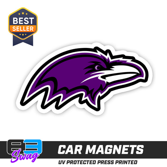 (12 Pack) Logo 4" Magnets - Joliet Ravens Football