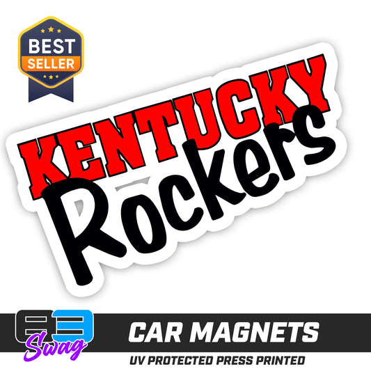 (12 Pack) Logo 4" Magnets - Kentucky Rockers Softball