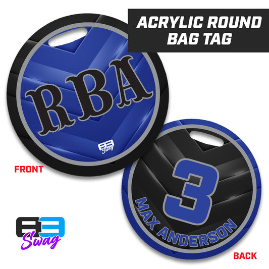 RBA Baseball 2024 Edition - 4" Circle Hard Acrylic Bag Tag