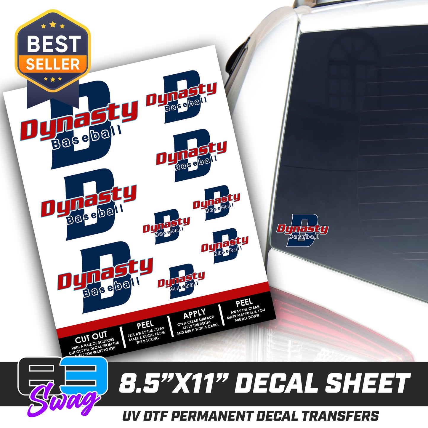 Logo Decal Pack Sheet - North Florida Dynasty