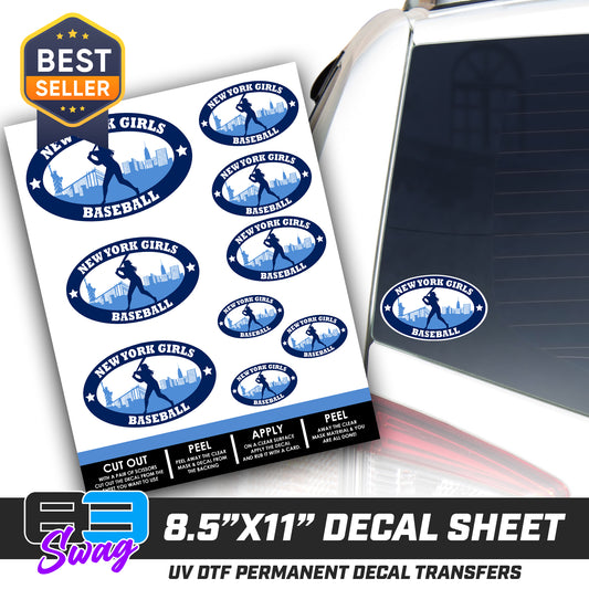 Logo Decal Pack Sheet - New York Wonders V3