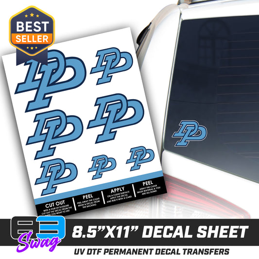 Logo Decal Pack Sheet - Dr Phillips All Stars Baseball