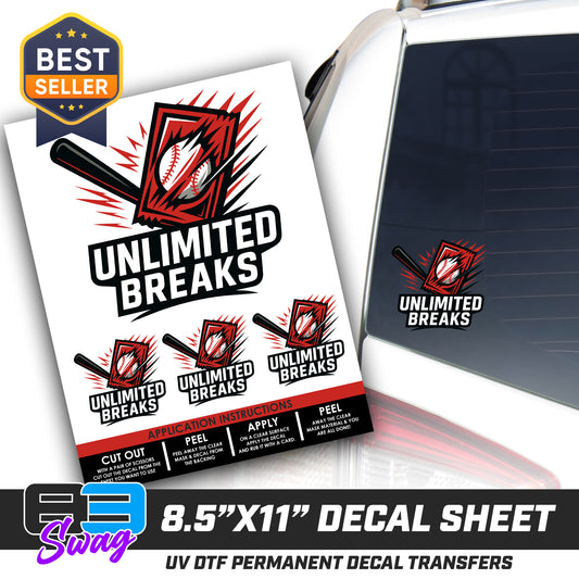Logo Decal Pack Sheet - Unlimited Breaks
