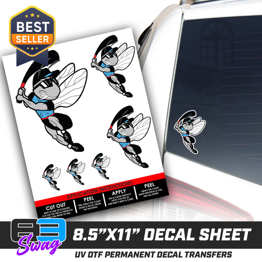 Logo Decal Pack Sheet - NBC Gnats Baseball