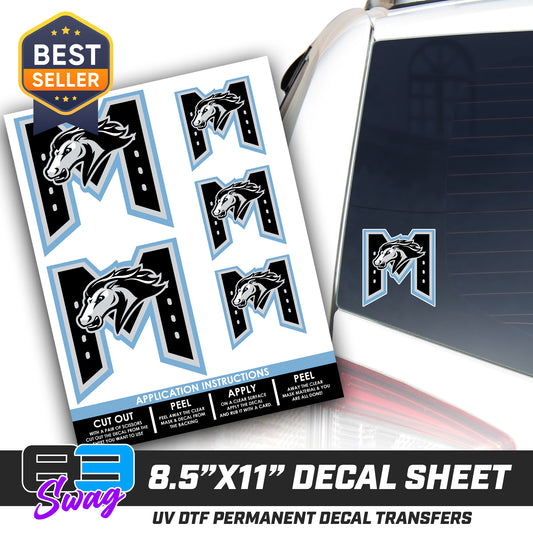 Logo Decal Pack Sheet - MHS Dance