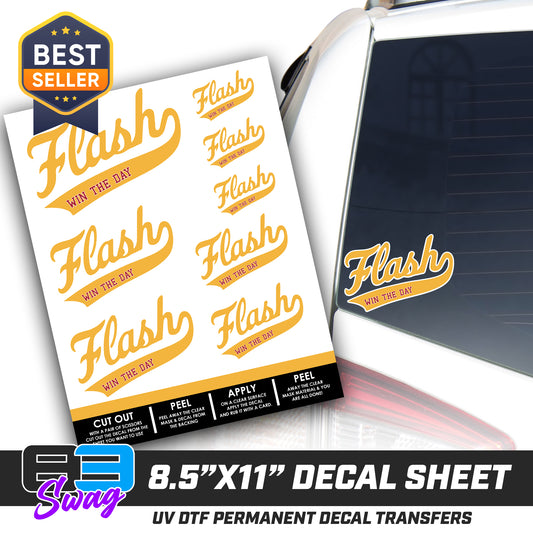 Logo Decal Pack Sheet - Flash Baseball