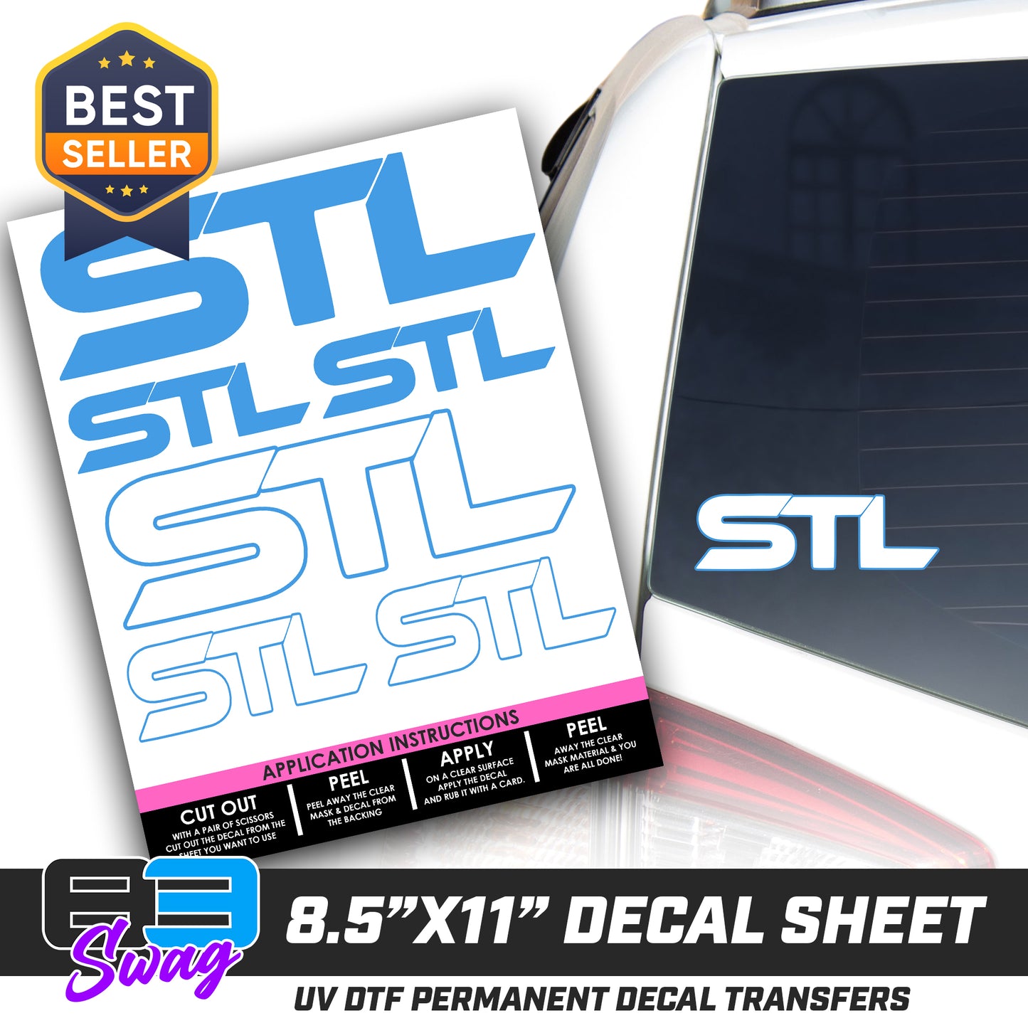 Logo Decal Pack Sheet - Small Town Legends